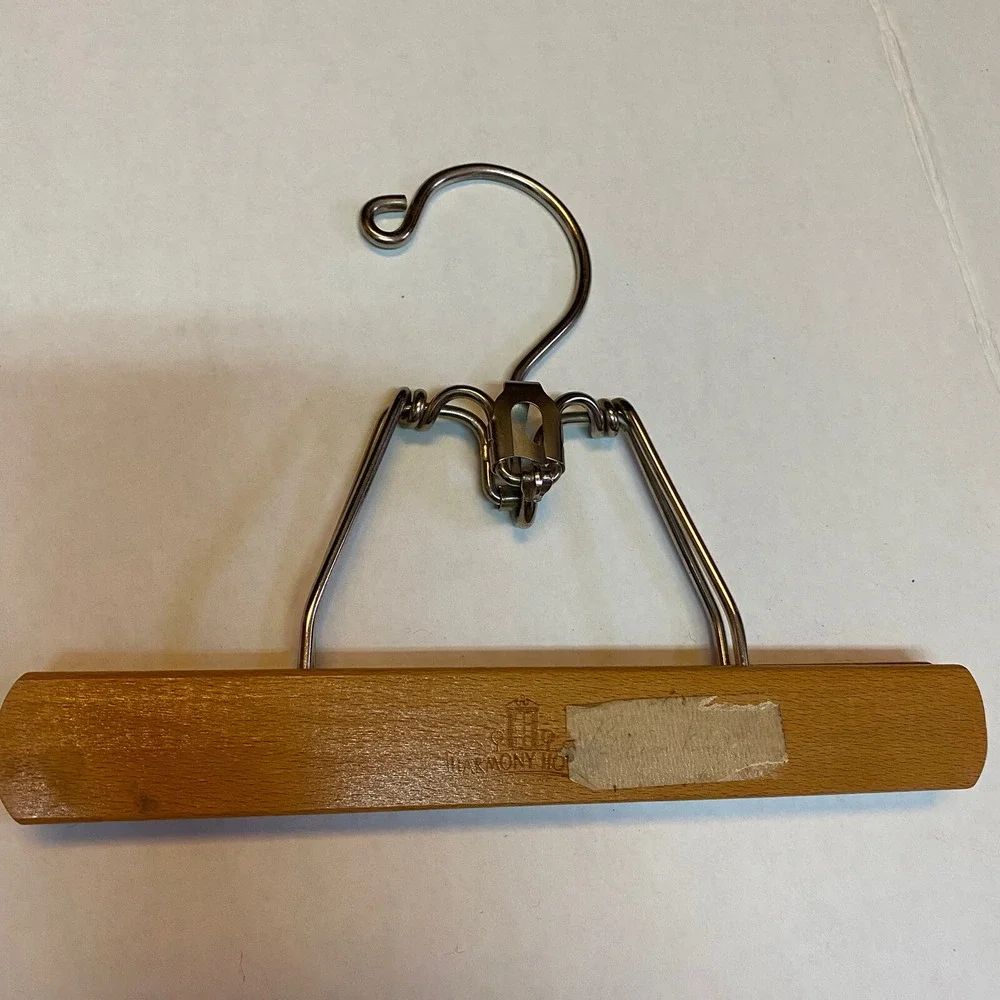 Vintage Skirt Slacks Pants Wooden Metal Swing Hook Hangers Mixed Lot of 11